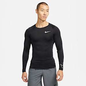 Nike Pro Dri-FIT Men's Tight-Fit Long-Sleeve Top. Nike ID